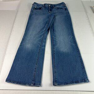 American Eagle Jeans Women's 29x26* Favorite Boyfriend Boot Blue Denim Tag 6 XS